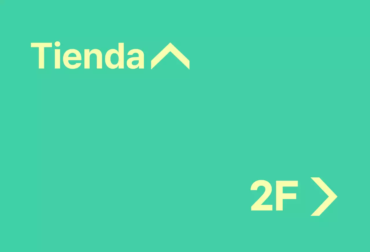 Balsa menta y amarilla con instrucciones de ubicación