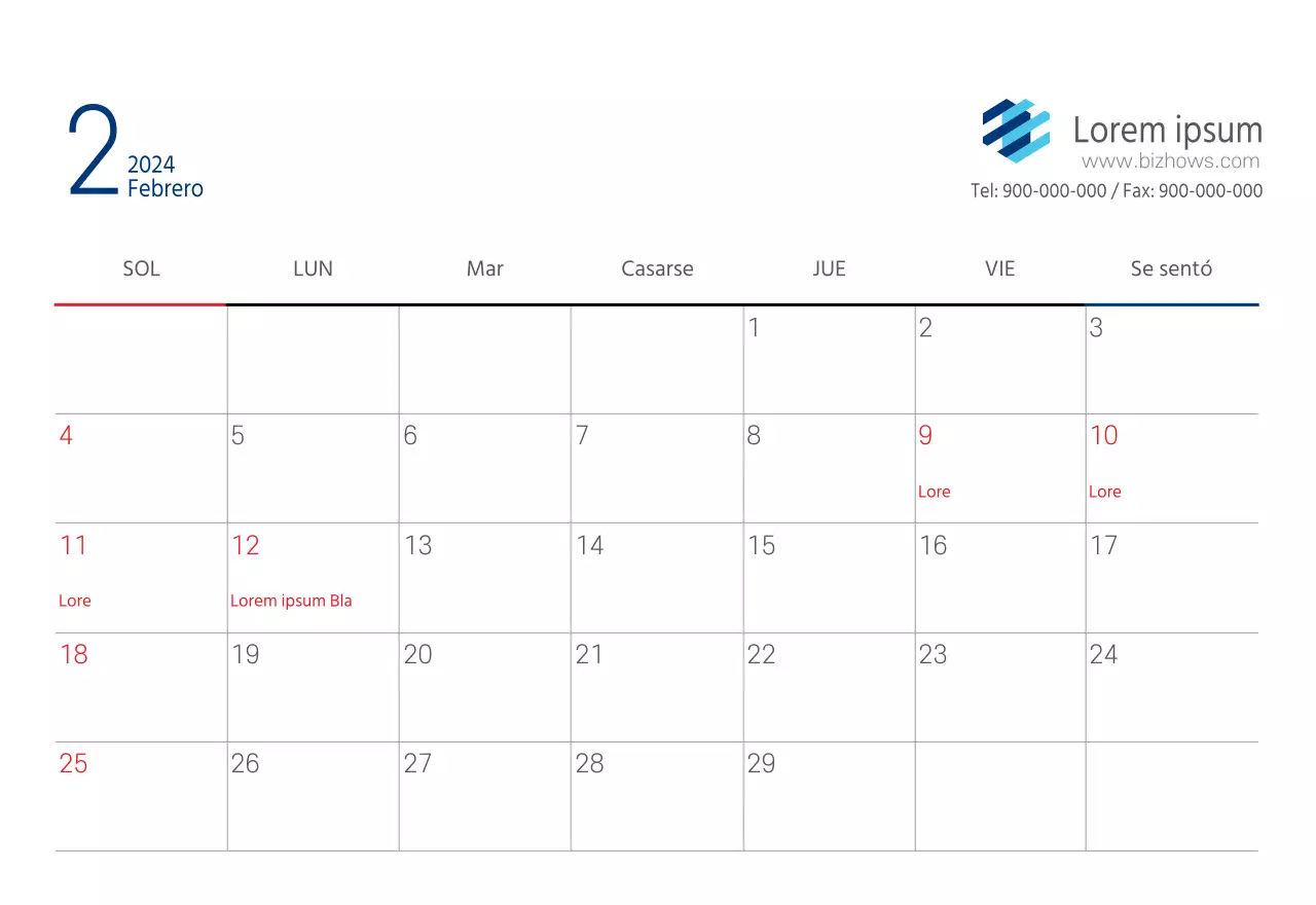 Marina Blanca Hospital Simple