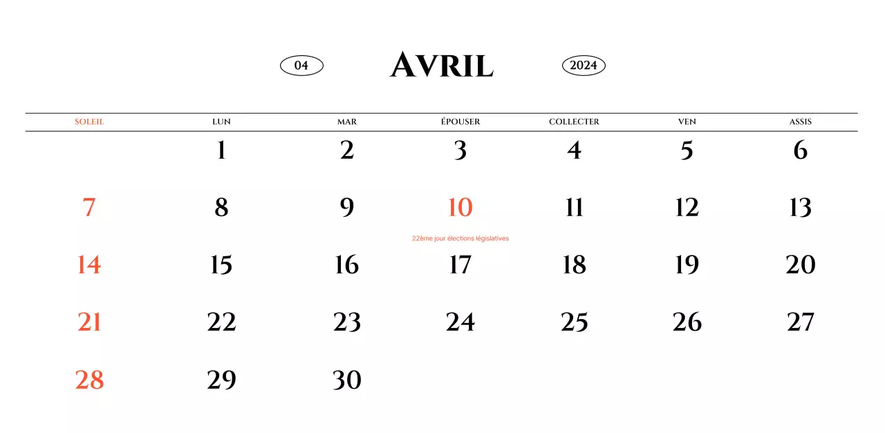 Calendrier mural de style simple avec concept de photographie de voyage émotionnelle en noir et blanc