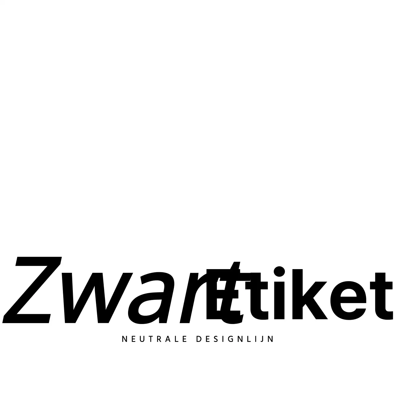 Ontwerp een zwart, eenvoudig logo met veel tekst voor een kledingwinkel