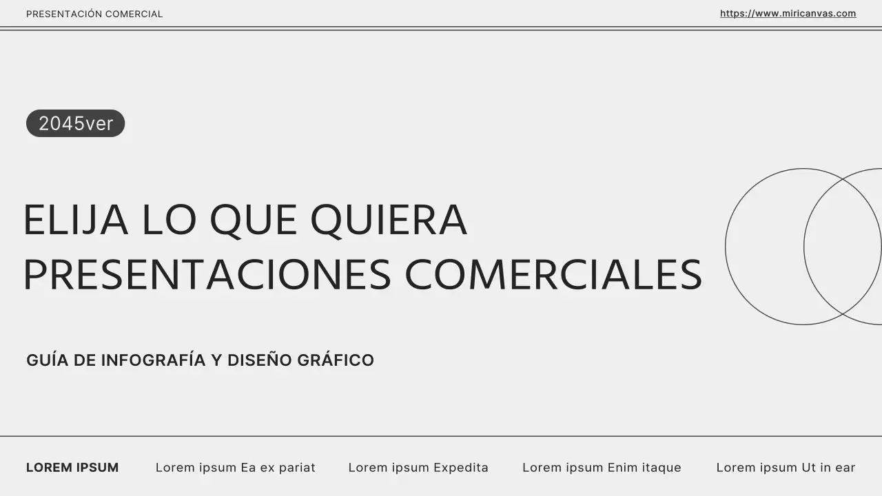 Gris y negro monótono para una presentación empresarial sencilla