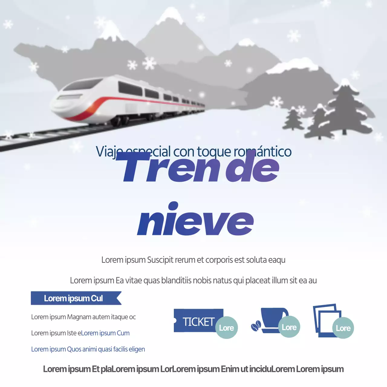 Tren de nieve