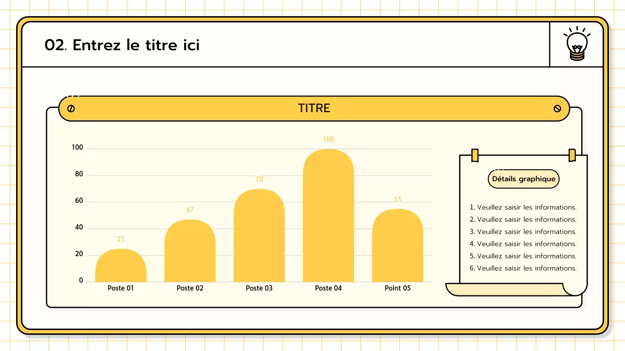 Un kit de présentation de base en jaune, vert lime et bleu