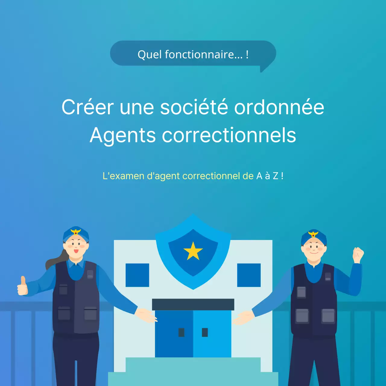 À propos des agents pénitentiaires en bleu