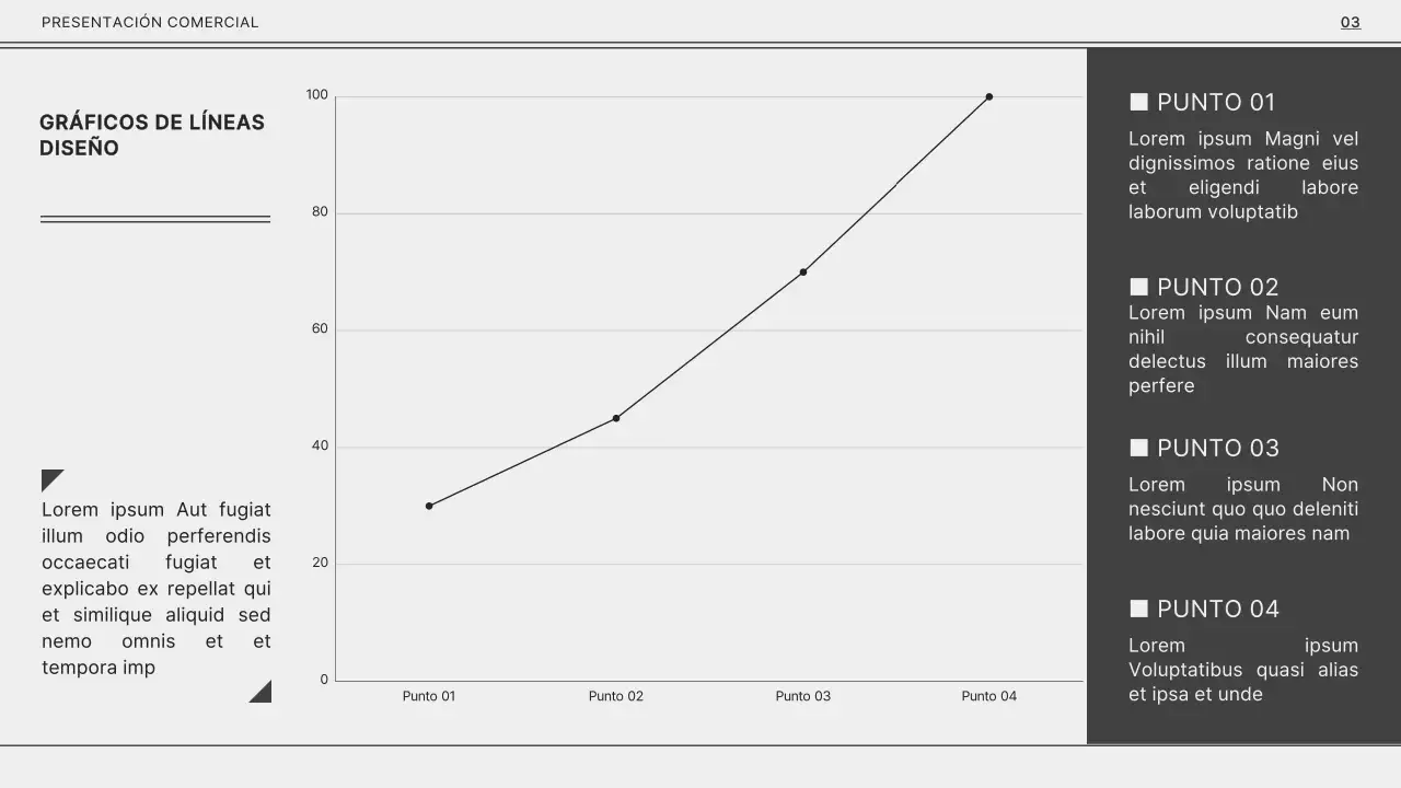 Gris y negro monótono para una presentación empresarial sencilla