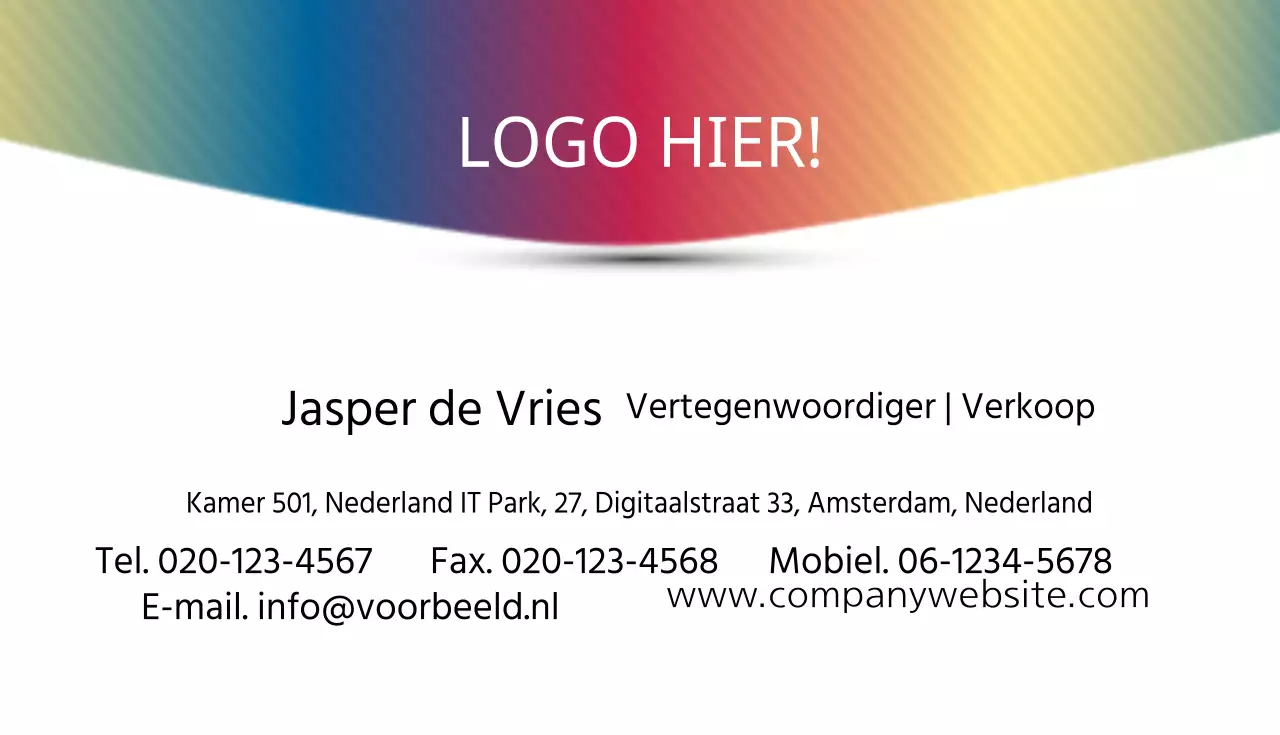 Zakelijke visitekaartjes