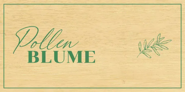 Blumenladen-Design mit grünen, handskizzierten botanischen Illustrationen