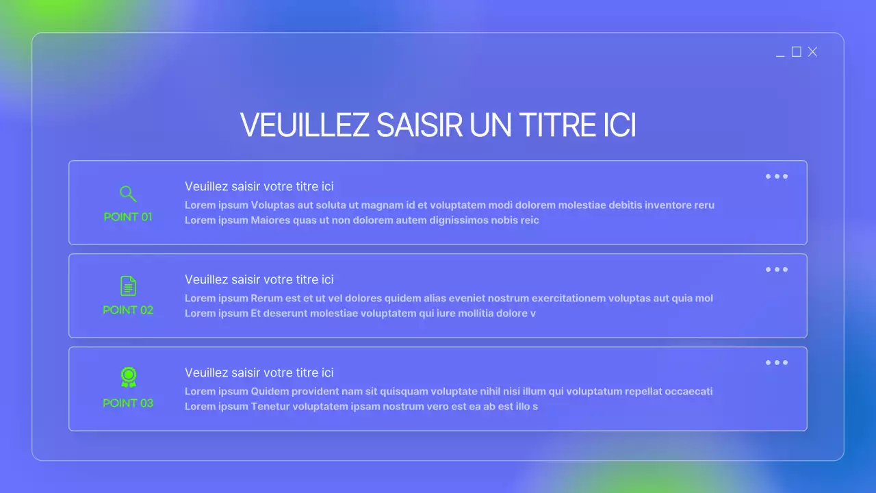 Chemises simples en bleu et en couleurs fluorescentes