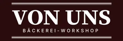 Einfaches modernes Textlogo in Braun und Weiß für Bäckereipersonal