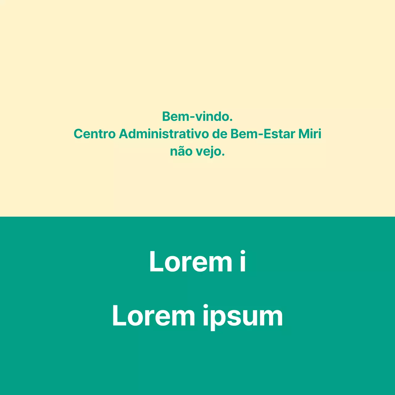 Um anúncio de serviço público do tipo carta de boas-vindas com um sinal de boas-vindas.
