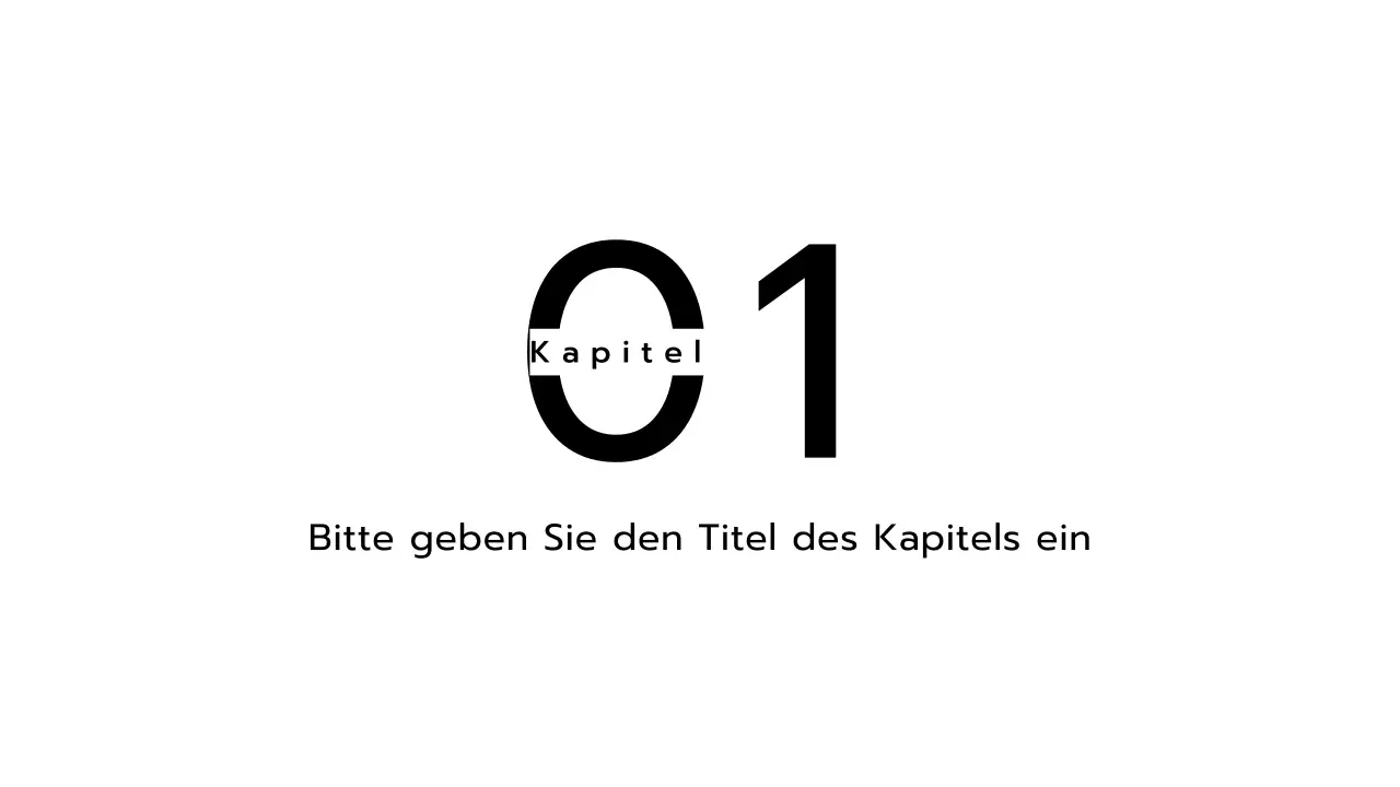 Schwarz-Weiß-Präsentationen