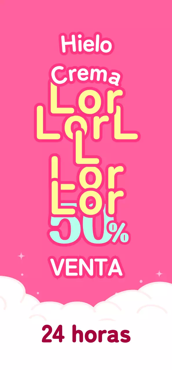 Una heladería rosa y azul claro