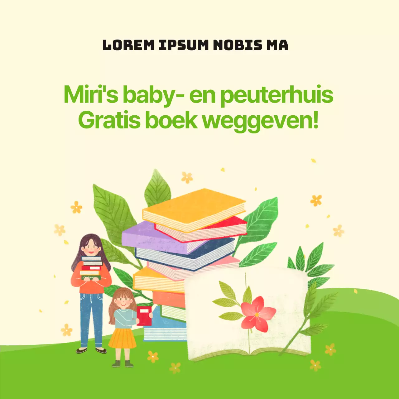 Gratis gele en chartreuse baby- en peuterboeken bij overheidsbibliotheken voor welzijnszorg