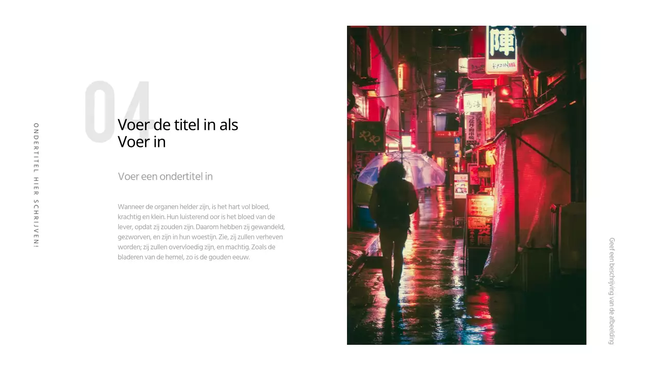 Eenvoudige presentatie