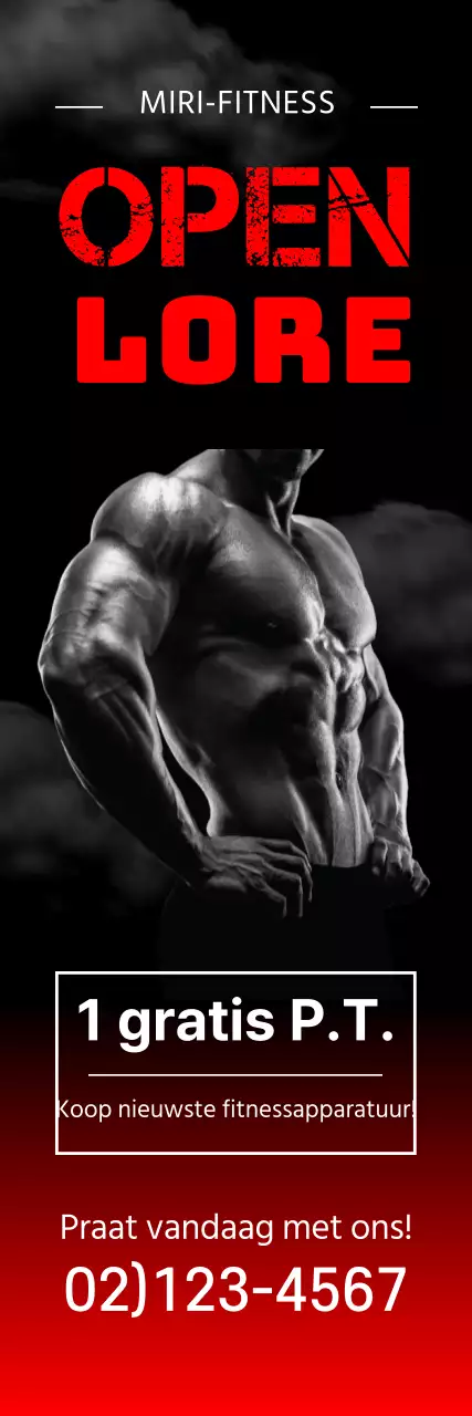 Een intens zwart en rood gezondheidsevenement