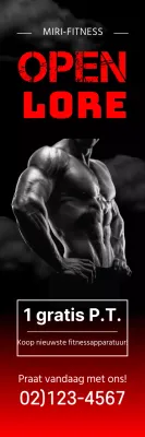 Een intens zwart en rood gezondheidsevenement