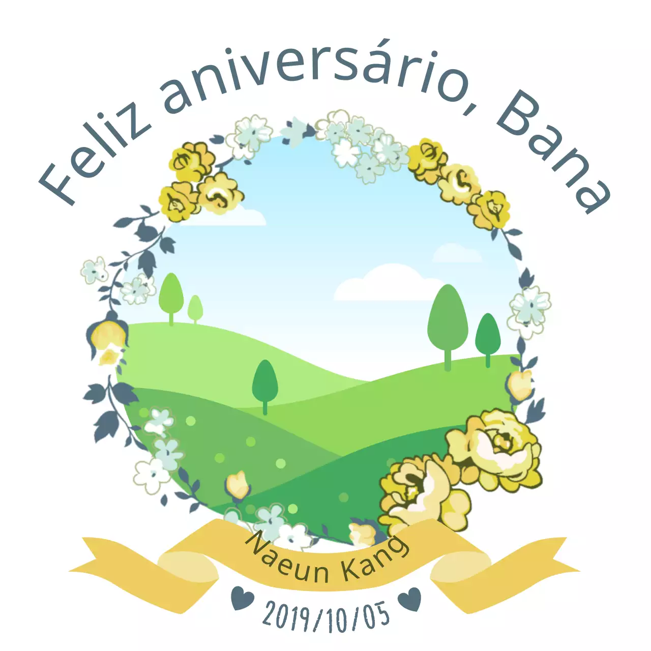 Mockup de flores_Bandeira quadrada
