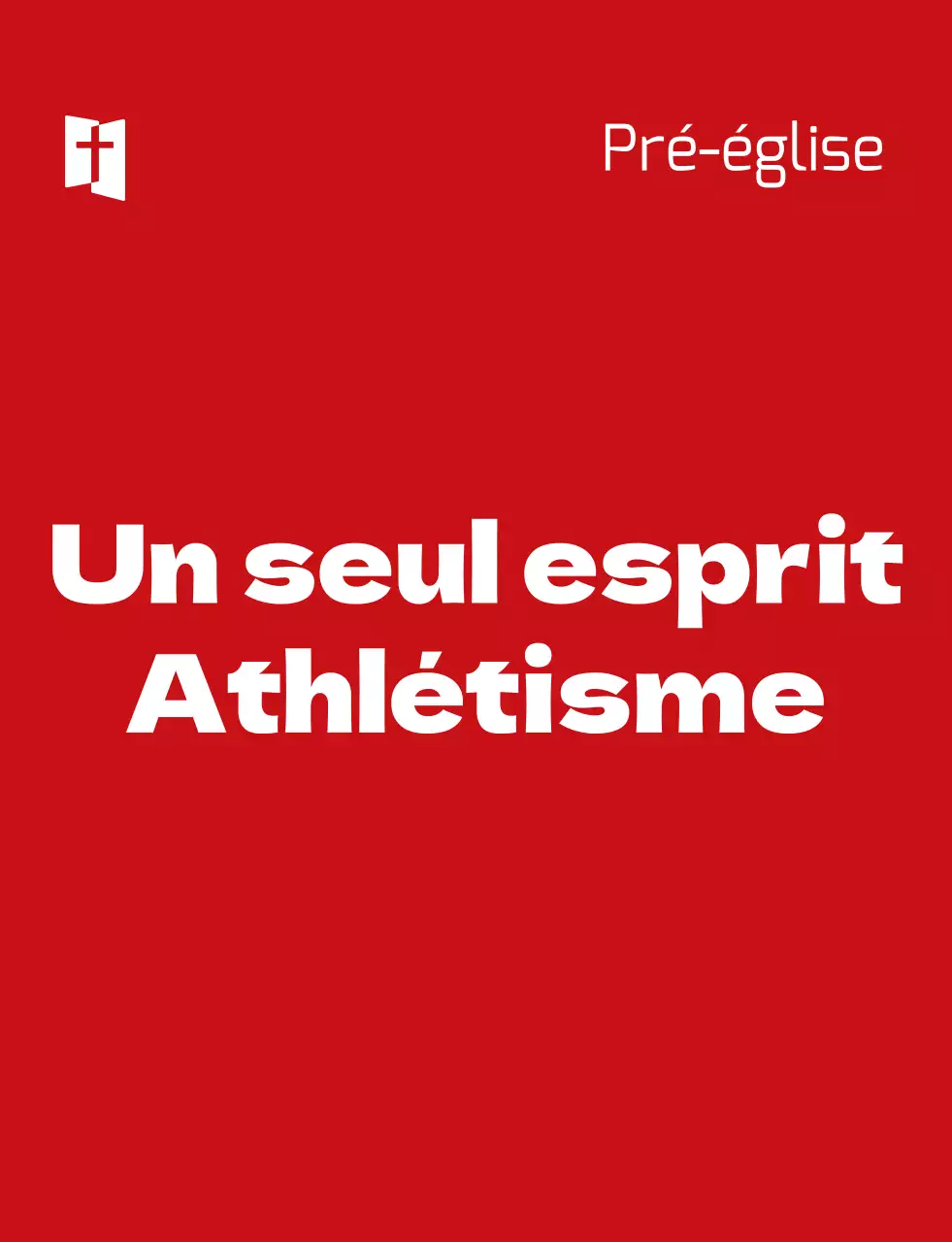 Gilet d'identification d'équipe pour les journées sportives de l'église avec logo simple rouge blanc