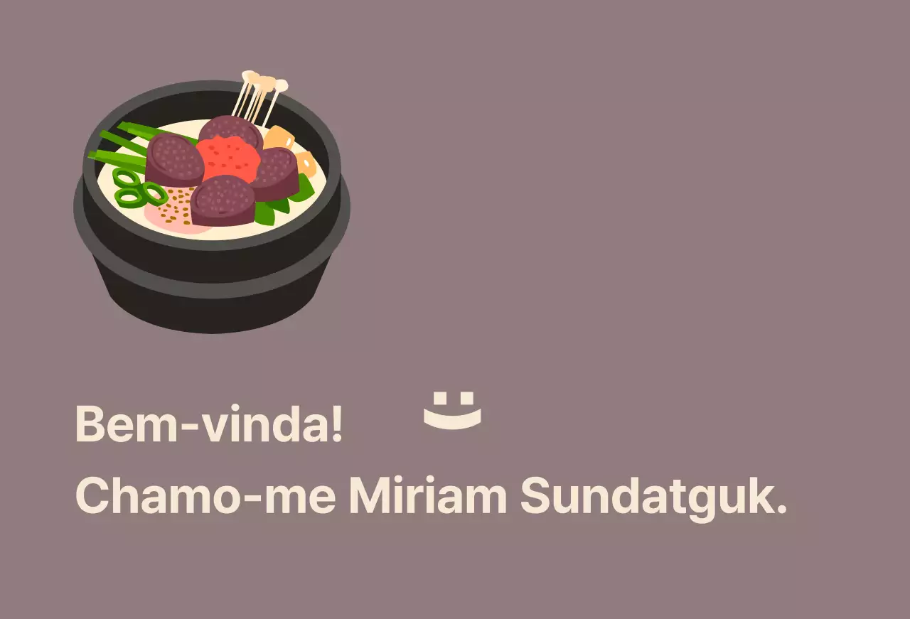 Restaurante Sundaegukbap Balsat com sundaeguk sobre um fundo de feijão vermelho