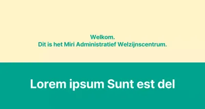 Een welkomstbrief met een welkomstboodschap.