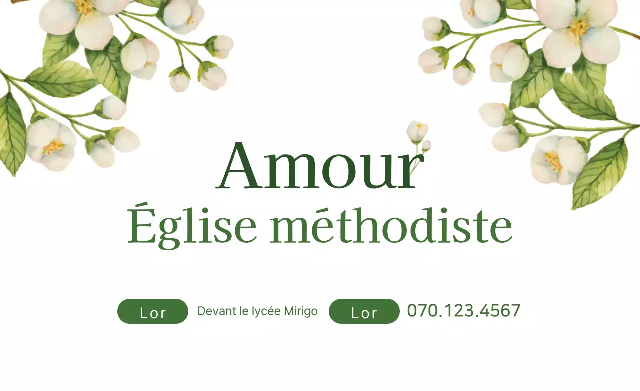 Concevez un hot pack promotionnel pour l'église avec une illustration florale colorée à l'aquarelle.