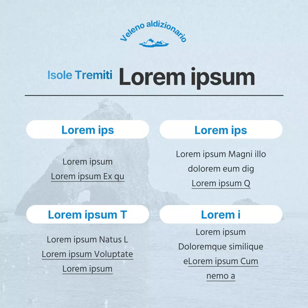 Un semplice post informativo sulla Giornata della lettura, di colore azzurro e blu.