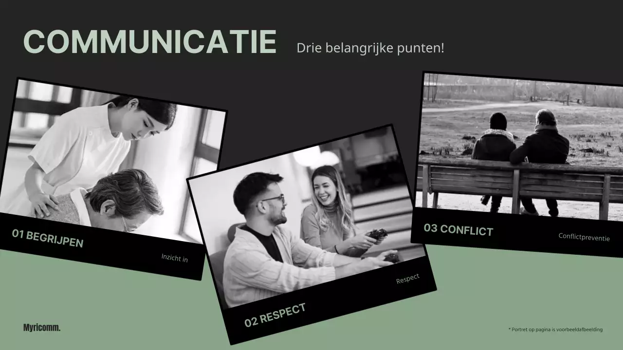 Effectieve communicatiestrategieën in groene kleur