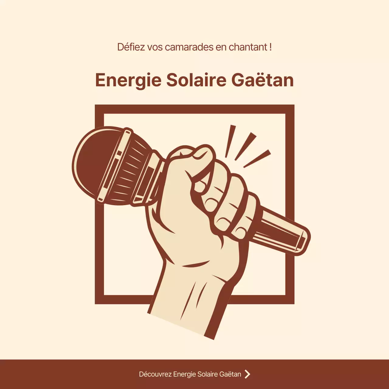 Festival universitaire de style vintage en rouge et beige à la centrale électrique de Gawangsun