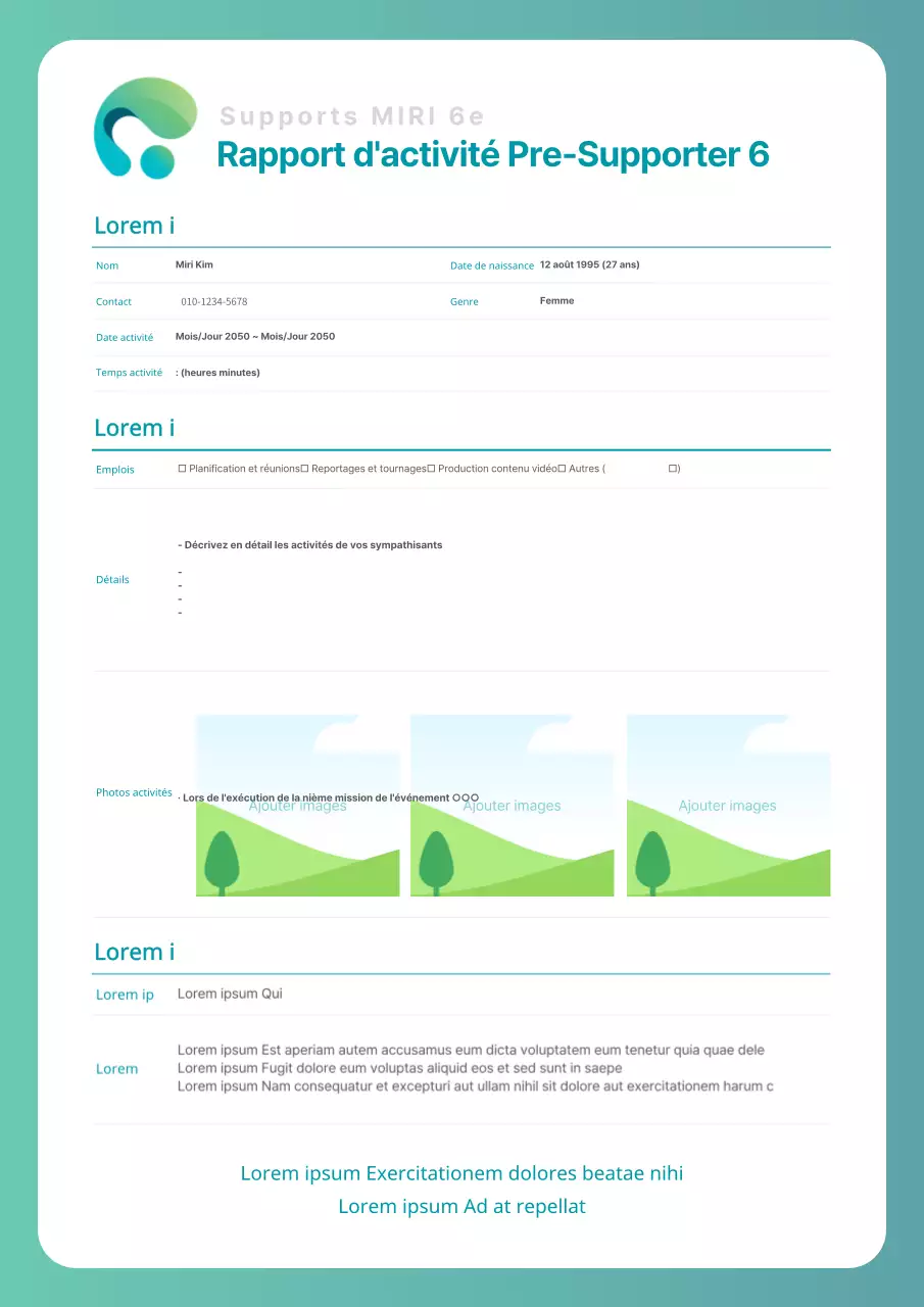 Un rapport d'activité de base sur la menthe et le blanc à l'intention des étudiants de l'enseignement supérieur