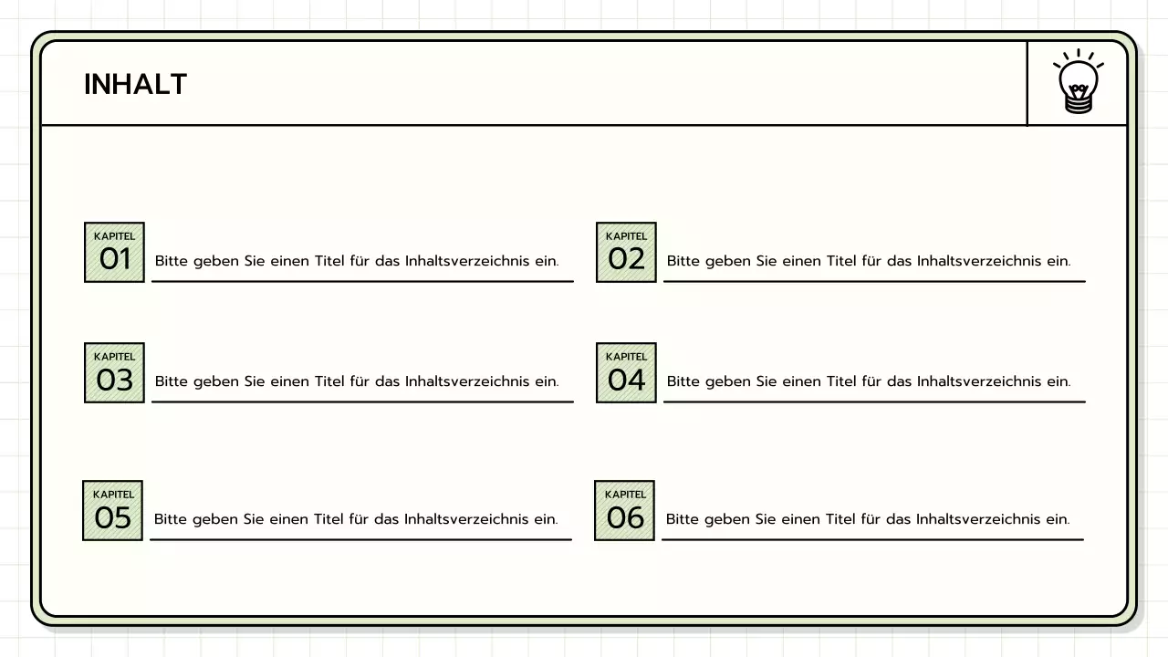 Ein Basis-Präsentationspaket in Gelb, Lindgrün und Blau