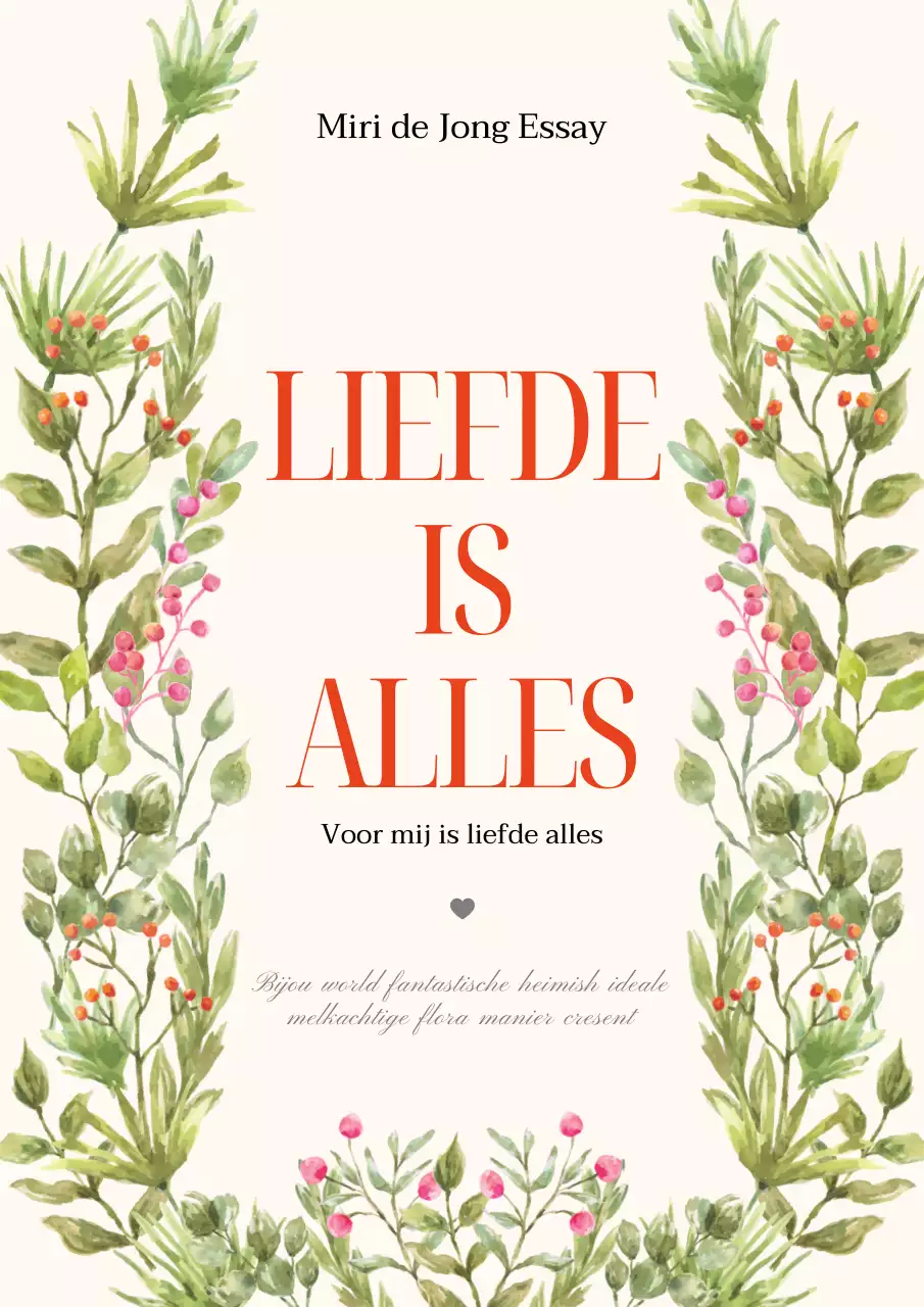 Groene bladvlieg Aquarel Conceptueel essay