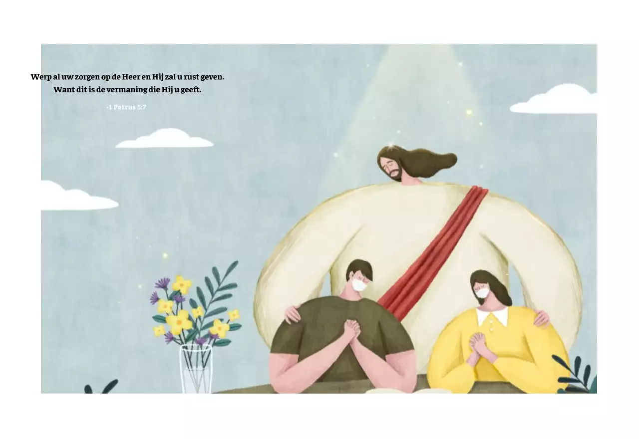 Pastel schone illustratie kerk