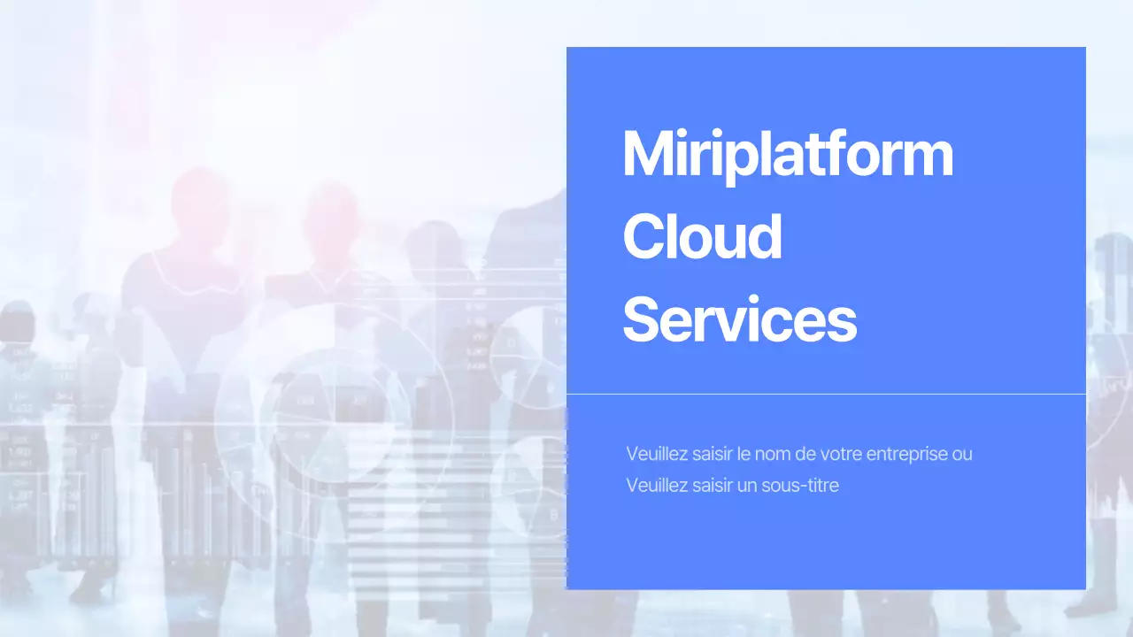 Présenter la documentation sur les produits/services dans des tons bleus