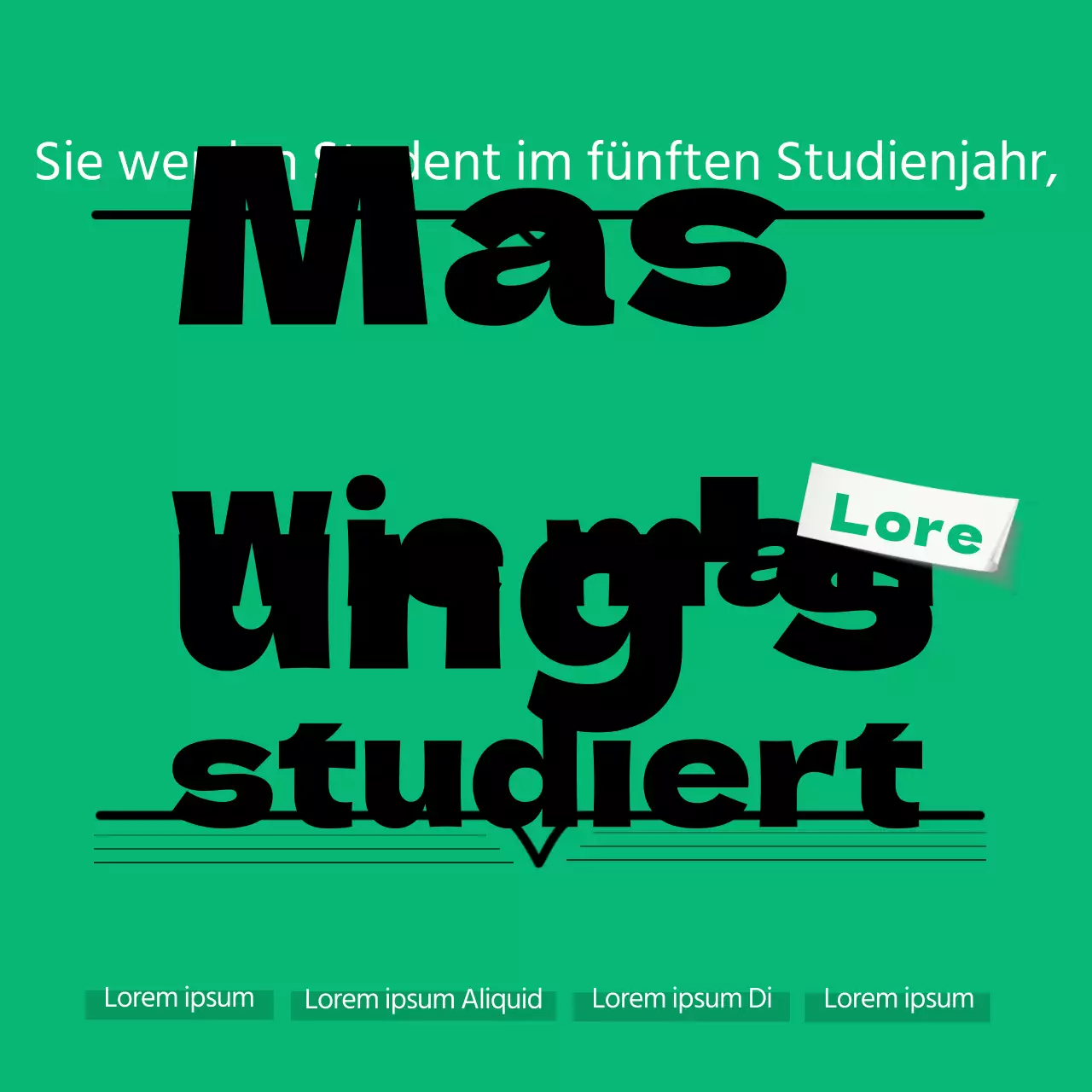 Eine Sammlung von Studientipps von den grünen Meisterschülern