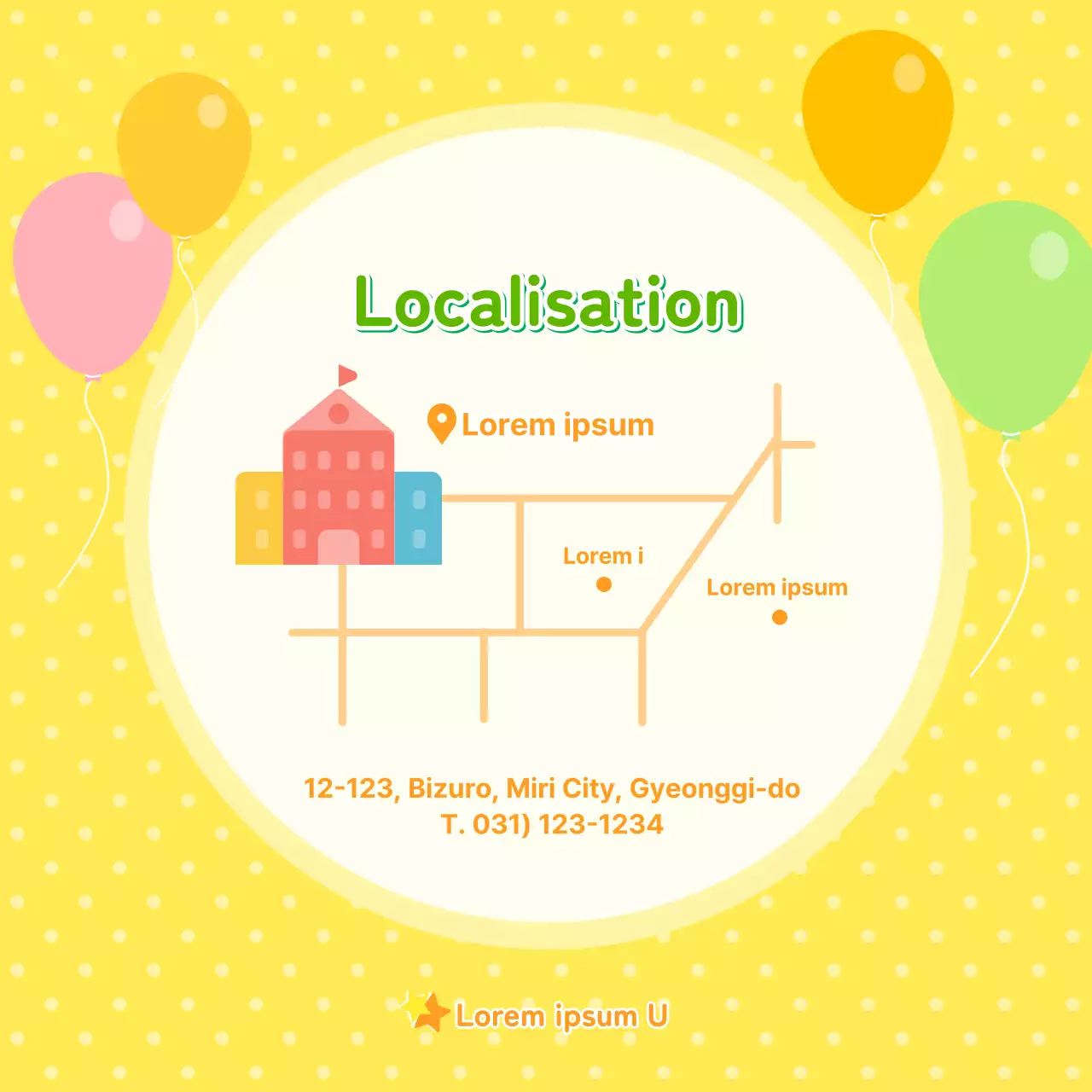 Nouvelles cartes colorées pour la fête des enfants