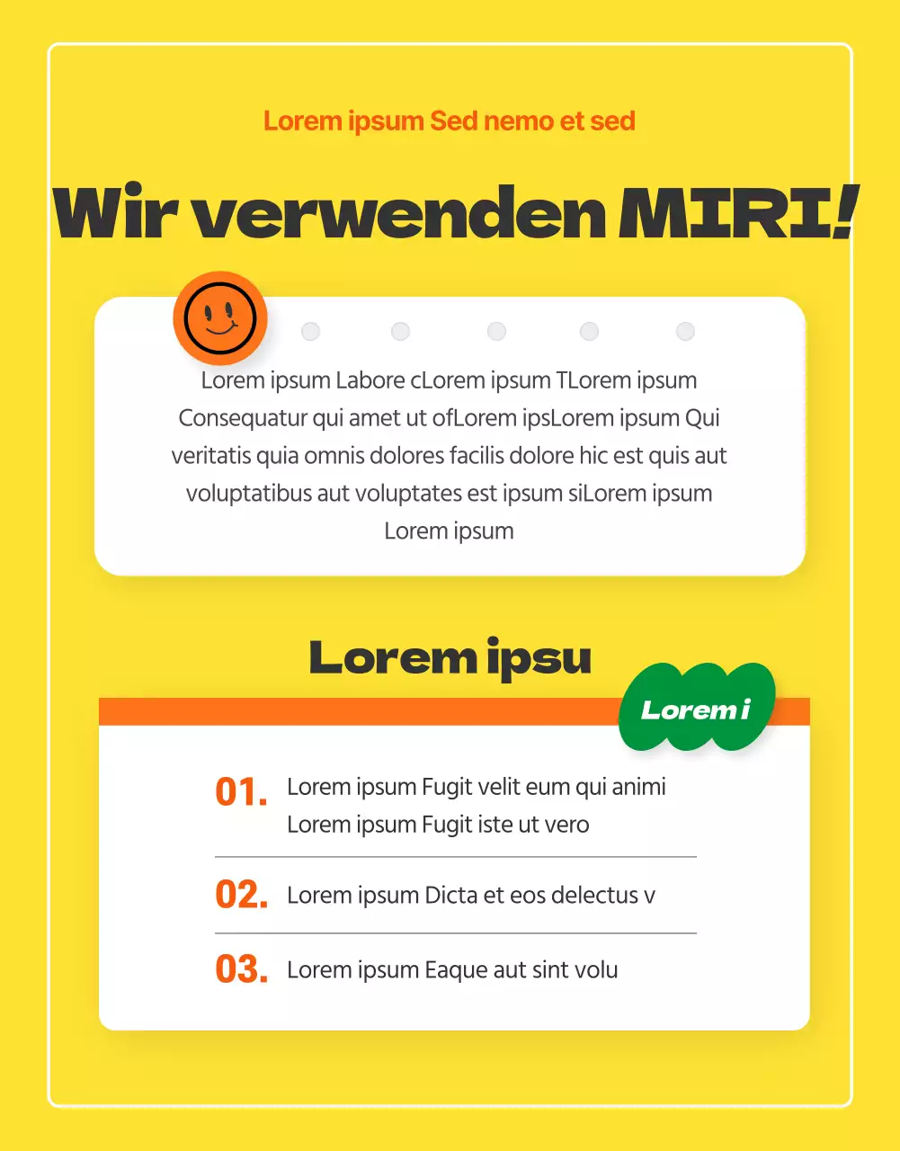 Lernen Sie unsere jungen, energiegeladenen, orangefarbenen internen Freiwilligen kennen (Detailseite)