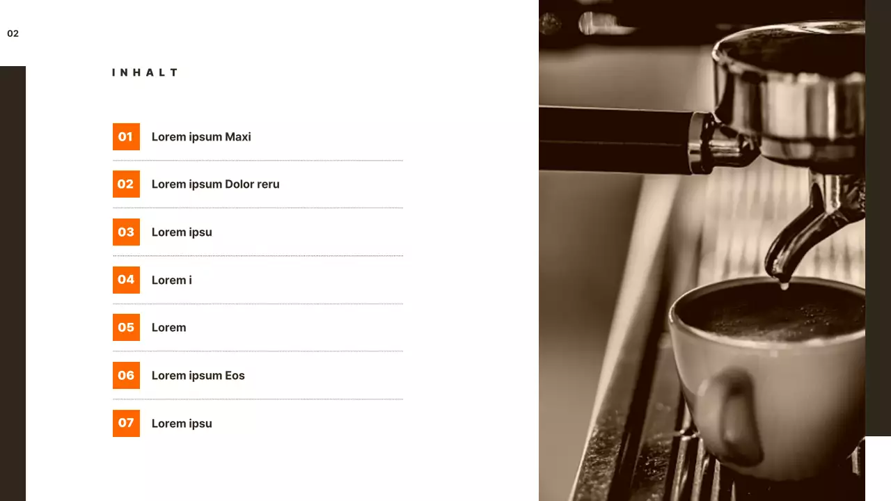 Orange und Calm Marketing Fallanalyse Zuordnung