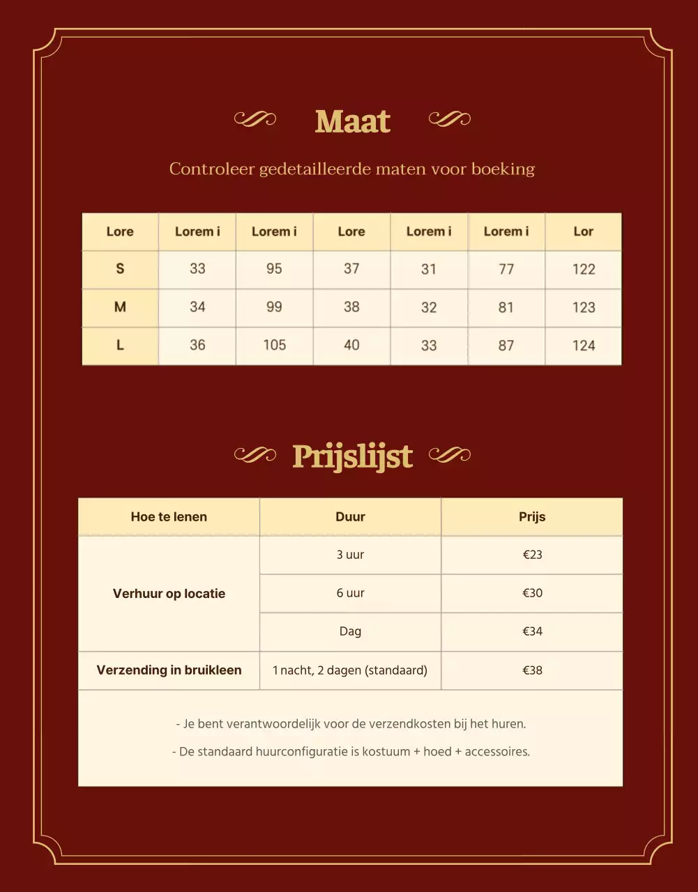 Meer informatie over het huren van retro bloeikostuums