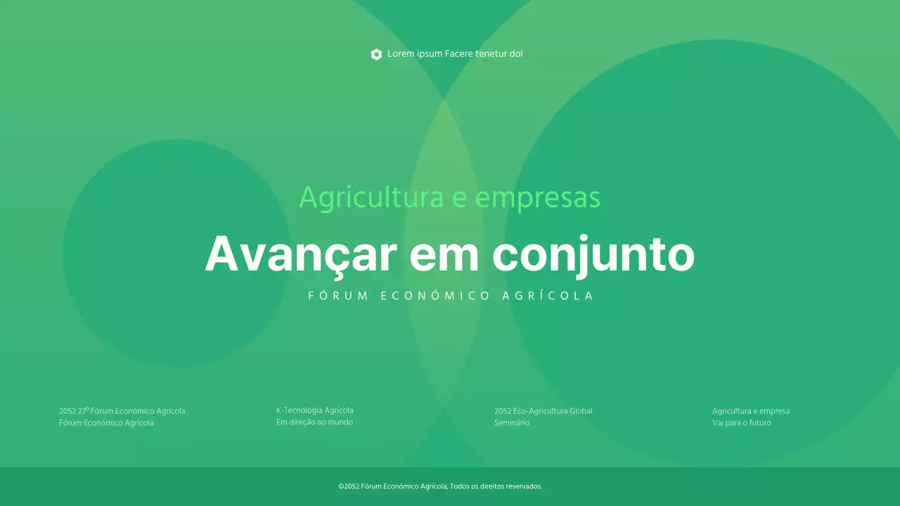 Verde e Simples: Apresentações do Seminário do Fórum Económico Agricultura e Empresa