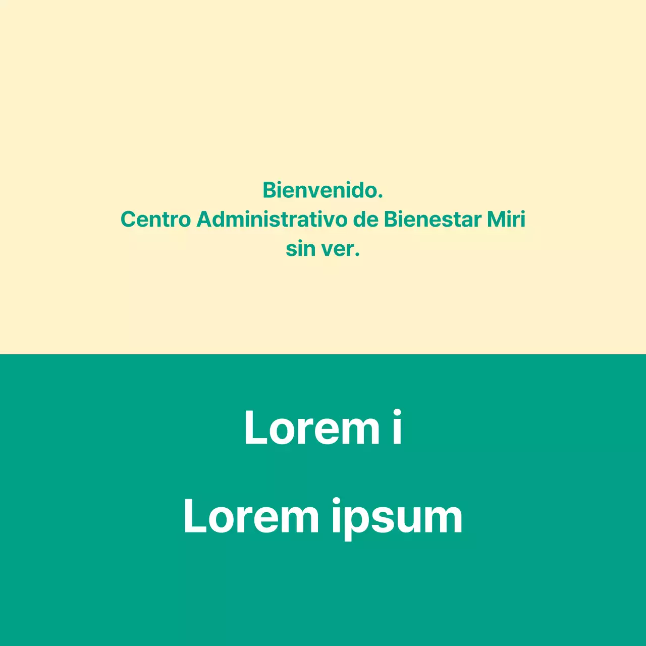Un anuncio de servicio público tipo carta de bienvenida con un cartel de bienvenida.