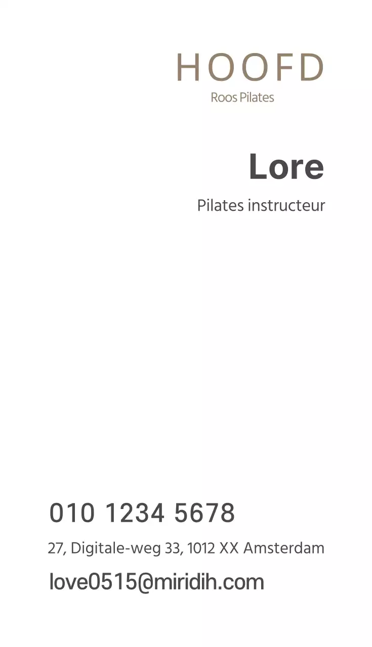 Rojapilates_Portret Visitekaartje