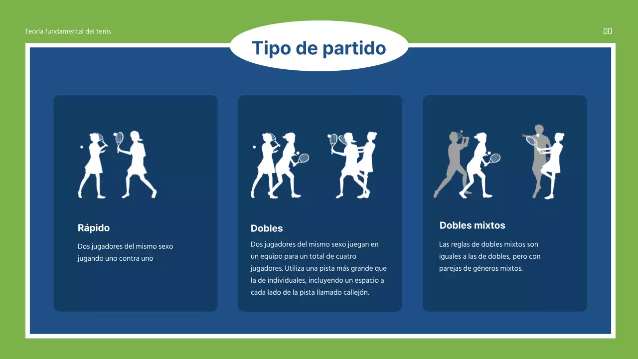 Explicación de la teoría de los fundamentos del deporte verde y azul Presentación en la escuela media