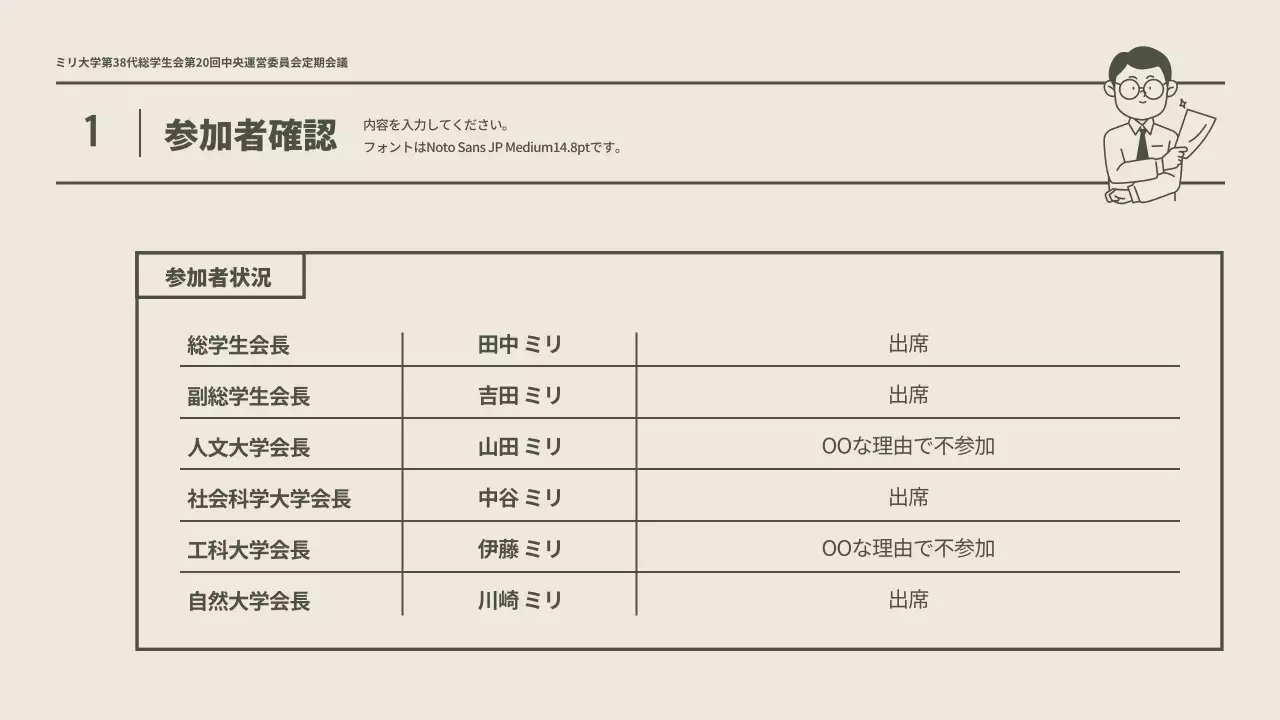 緑 シンプル 会議 資料 プレゼンテーション