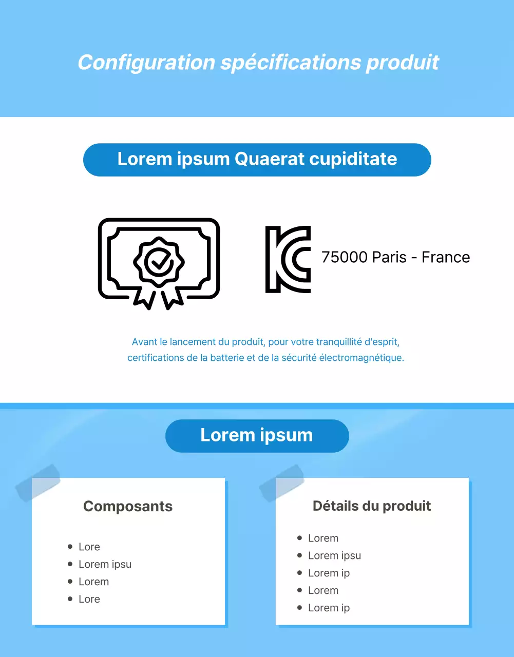 Ventilateur simple sur fond bleu clair expliqué