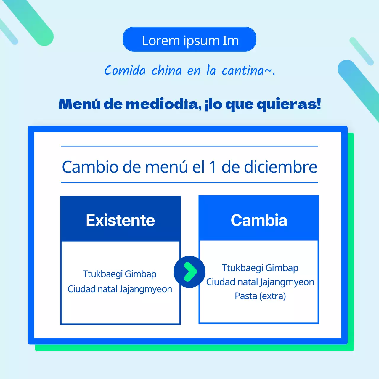 Introducir un sistema azul y verde de beneficios para los empleados (CardNews)