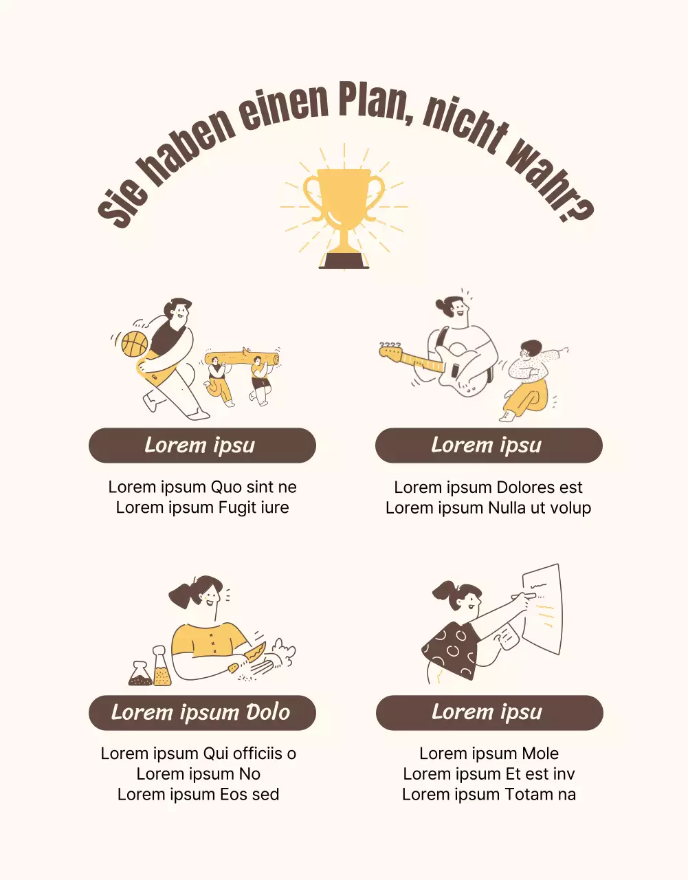 Herbstliche MT-Aktionen und Bewerbungen in brauner und fröhlicher Stimmung