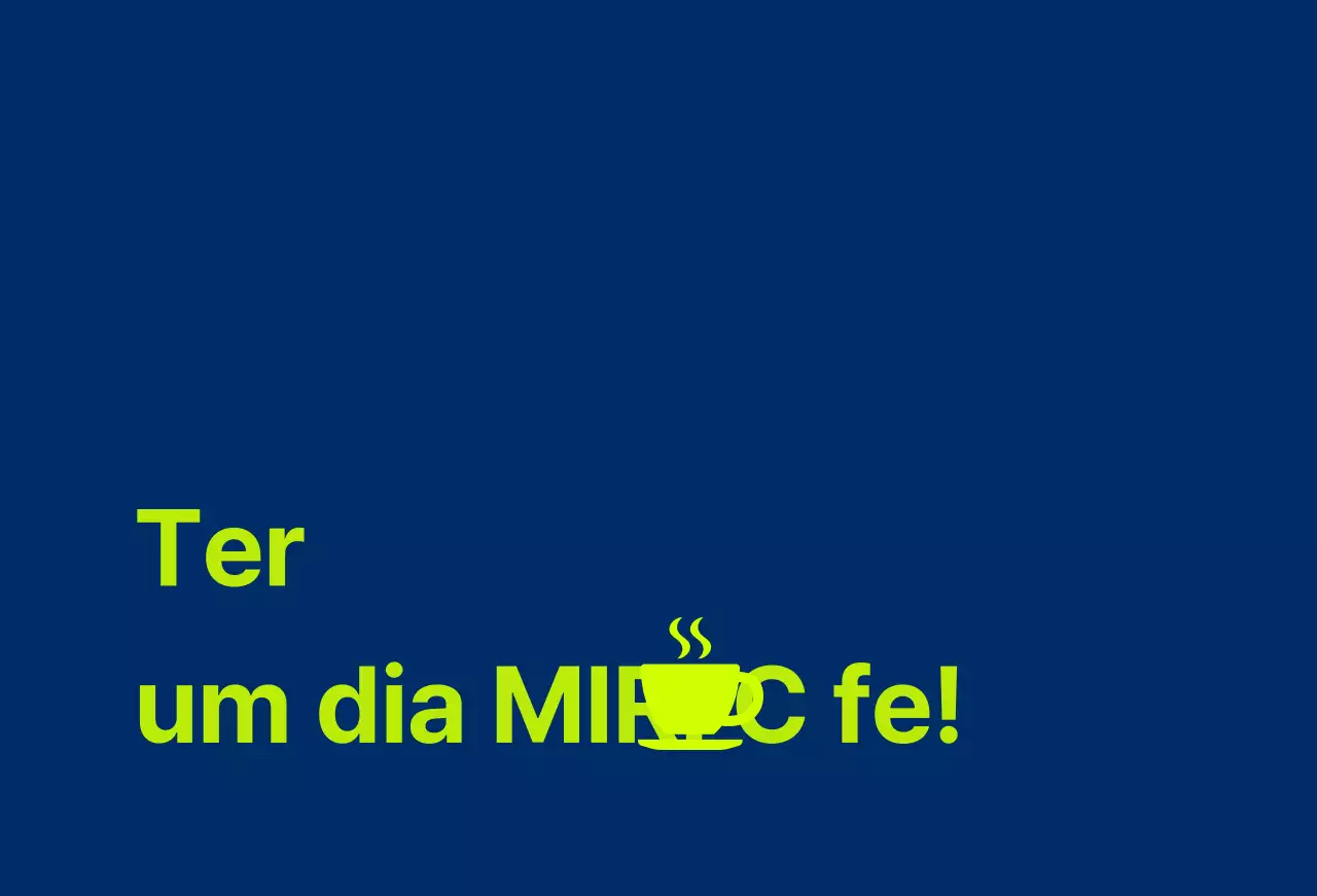 Café Ballette sobre um fundo azul-marinho