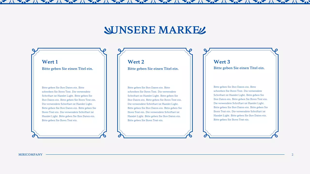 Kachelmuster im Vintage-Stil in Blau