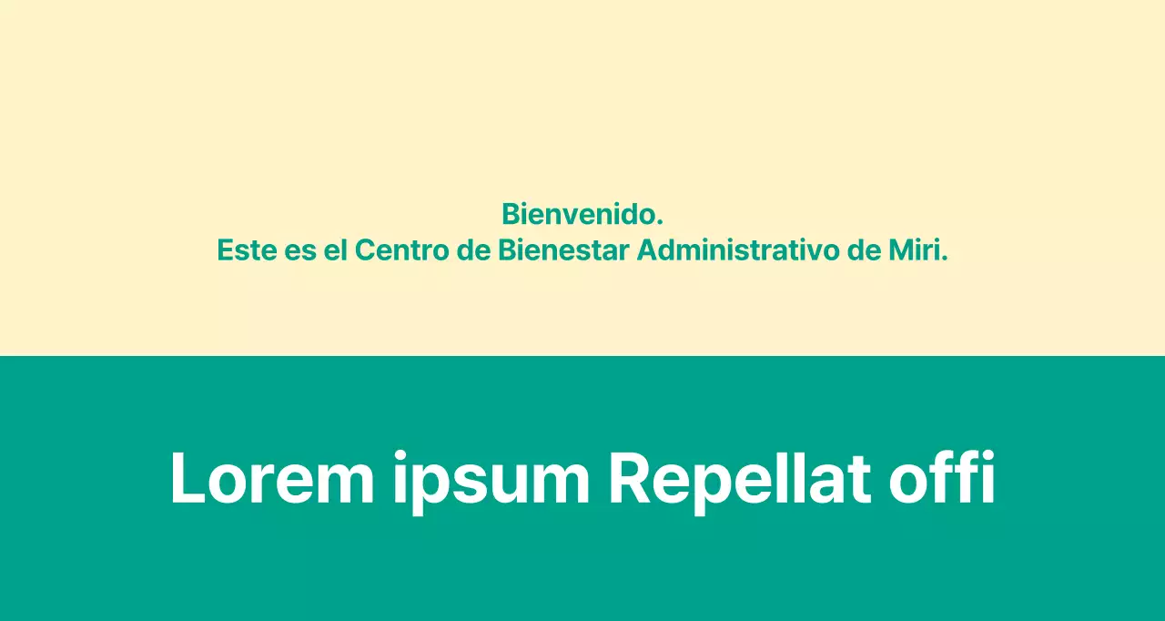 Un anuncio de servicio público tipo carta de bienvenida con un cartel de bienvenida.