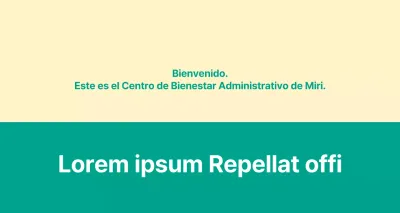 Un anuncio de servicio público tipo carta de bienvenida con un cartel de bienvenida.